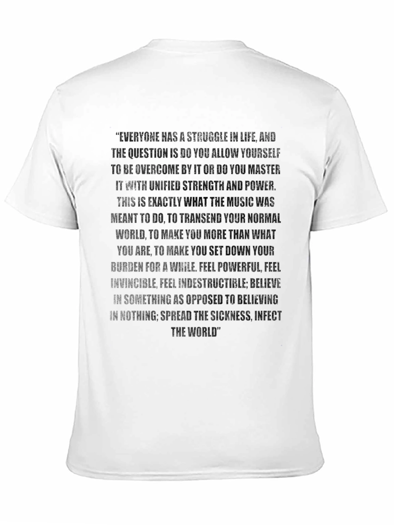 Inspirational Quote T-Shirt - Strength & Power