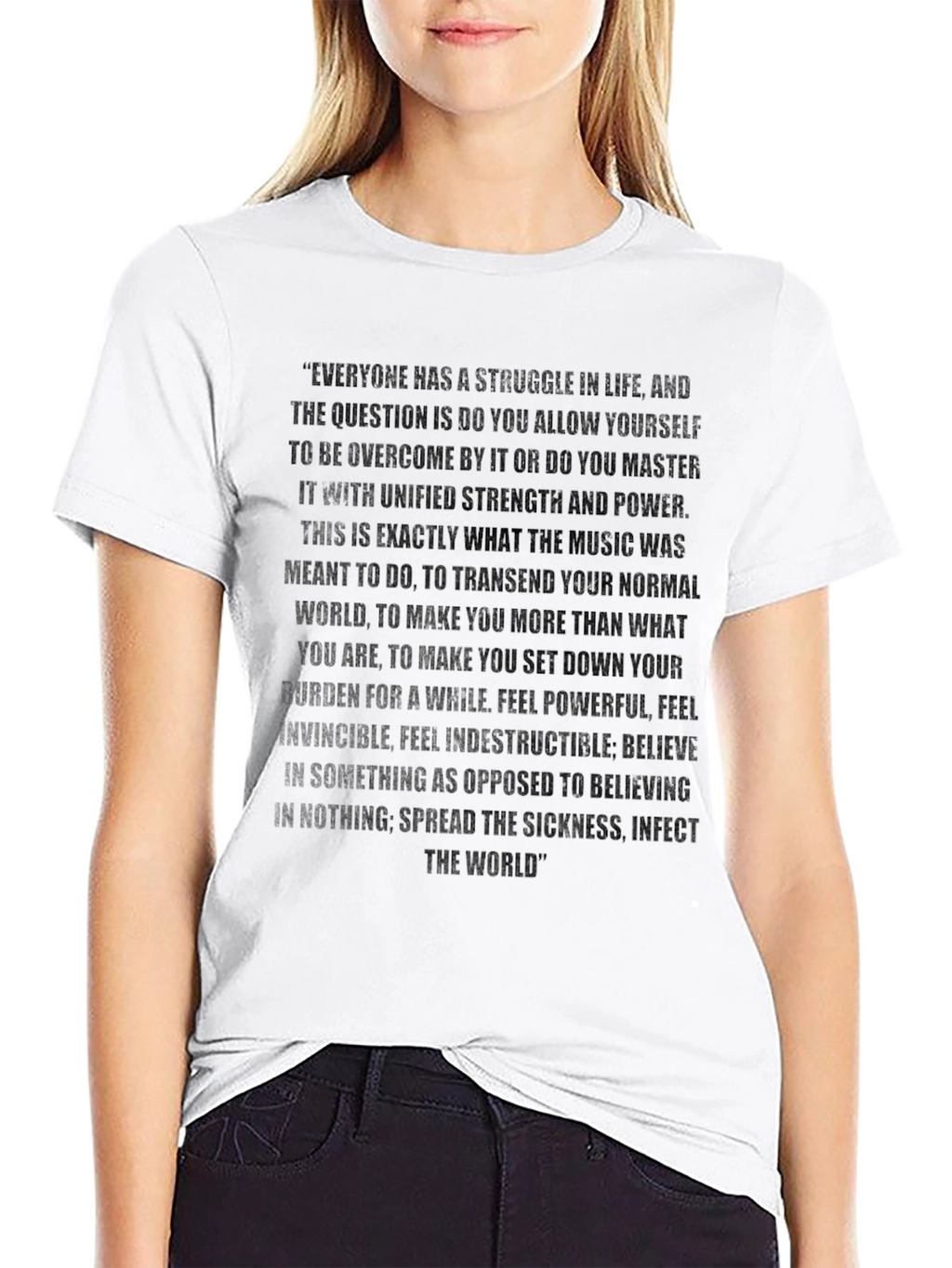 Inspirational Quote T-Shirt - Strength & Power