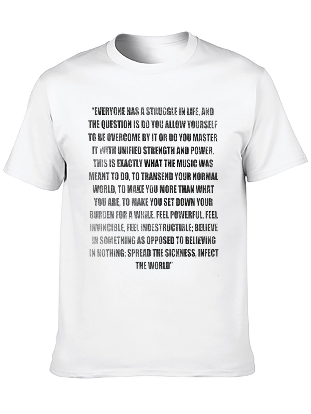 Inspirational Quote T-Shirt - Strength & Power