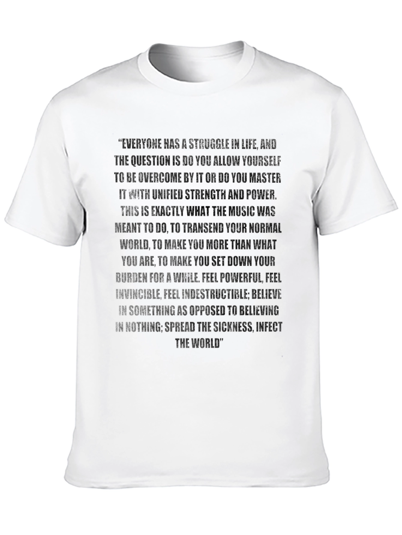Inspirational Quote T-Shirt - Strength & Power