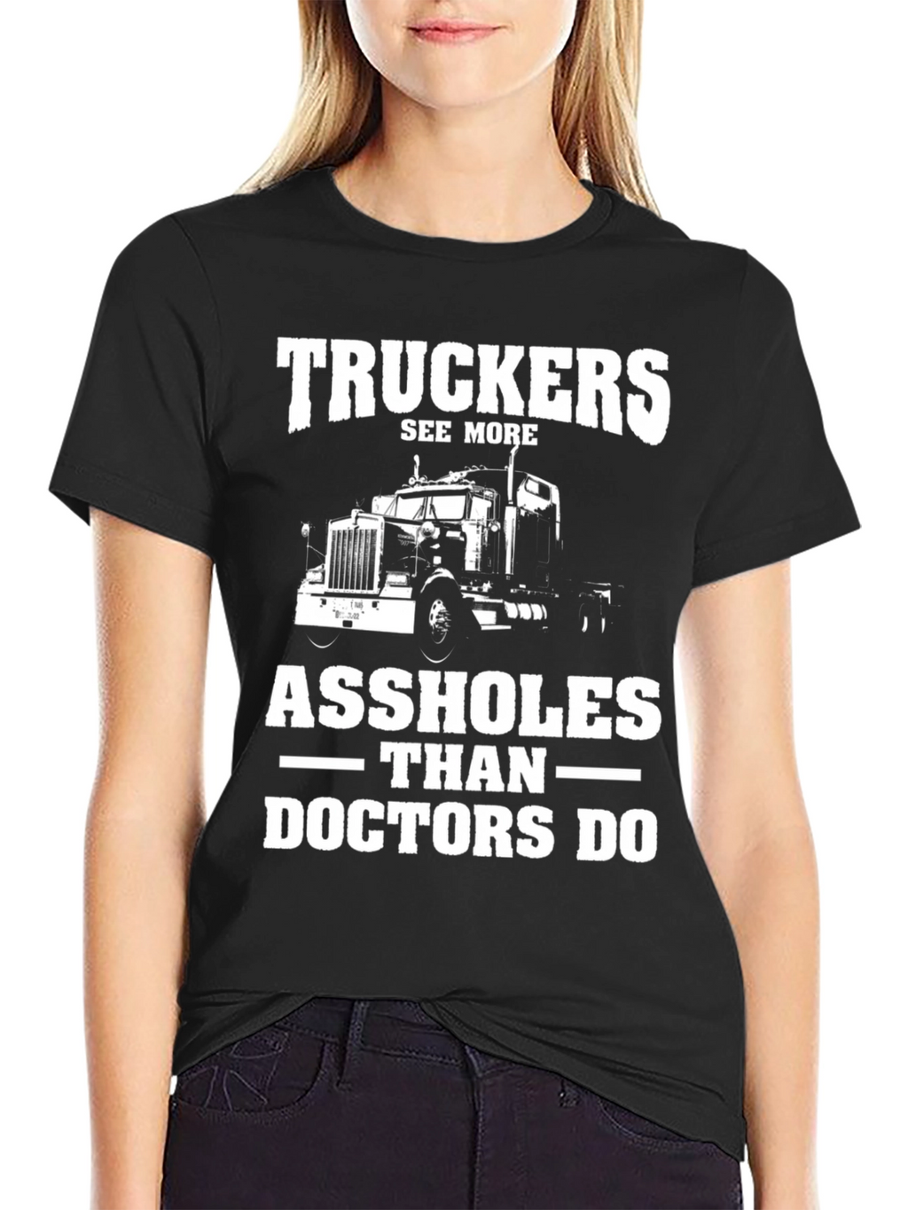 Truckers See More Funny Graphic Tee