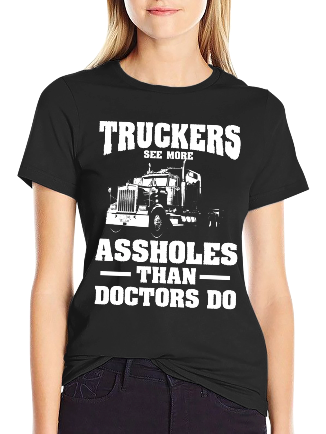 Truckers See More Funny Graphic Tee