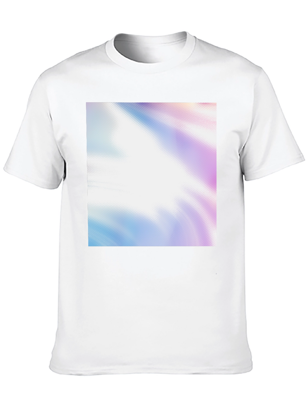 Abstract Design Black Tee