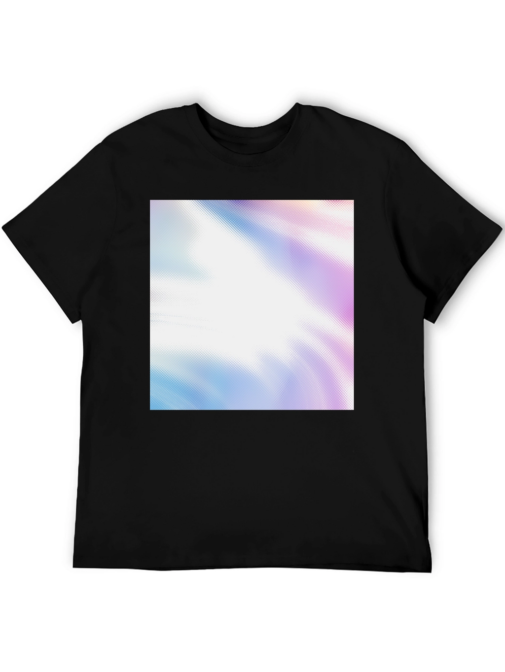 Abstract Design Black Tee