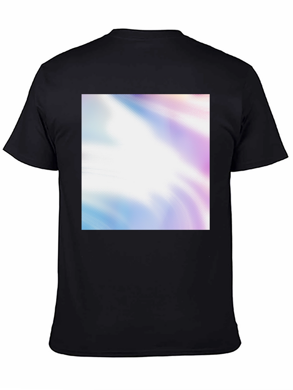 Abstract Design Black Tee