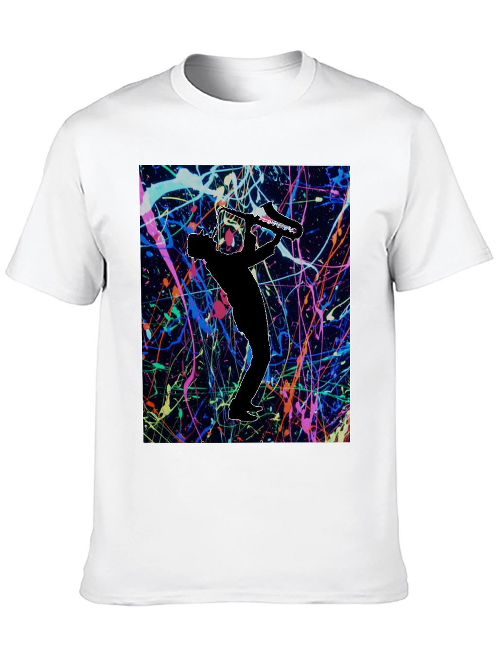 Saxophone Player Art T-Shirt