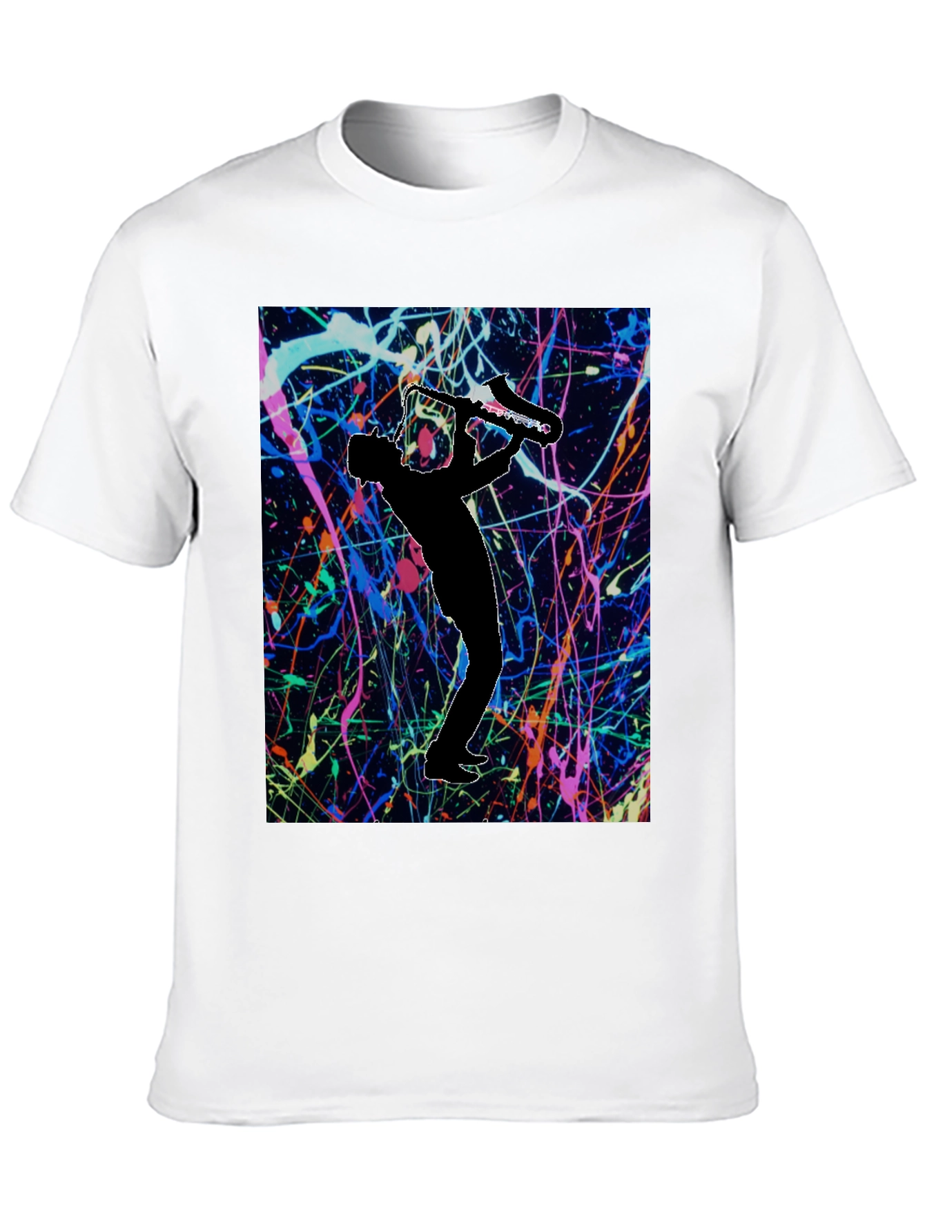Saxophone Player Art T-Shirt
