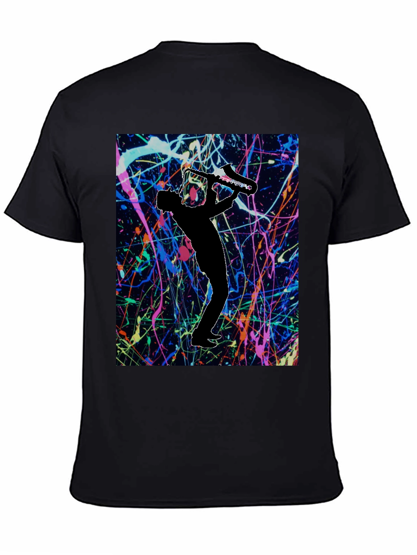 Saxophone Player Art T-Shirt