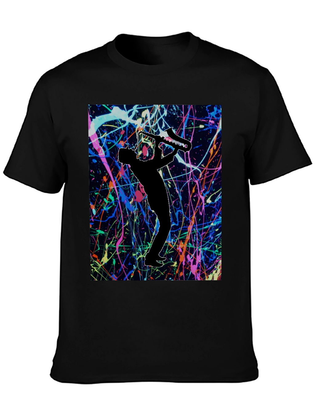 Saxophone Player Art T-Shirt