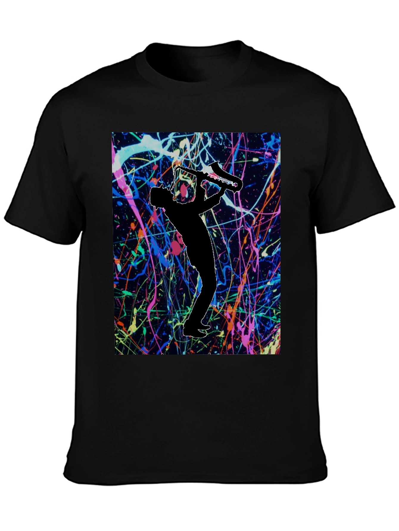 Saxophone Player Art T-Shirt