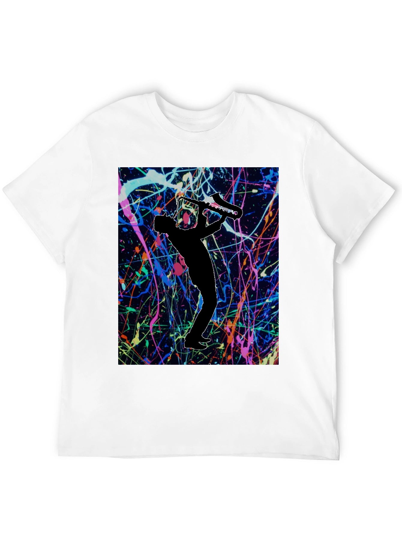 Saxophone Player Art T-Shirt