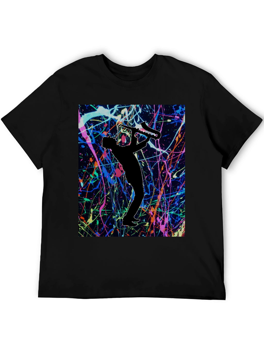 Saxophone Player Art T-Shirt