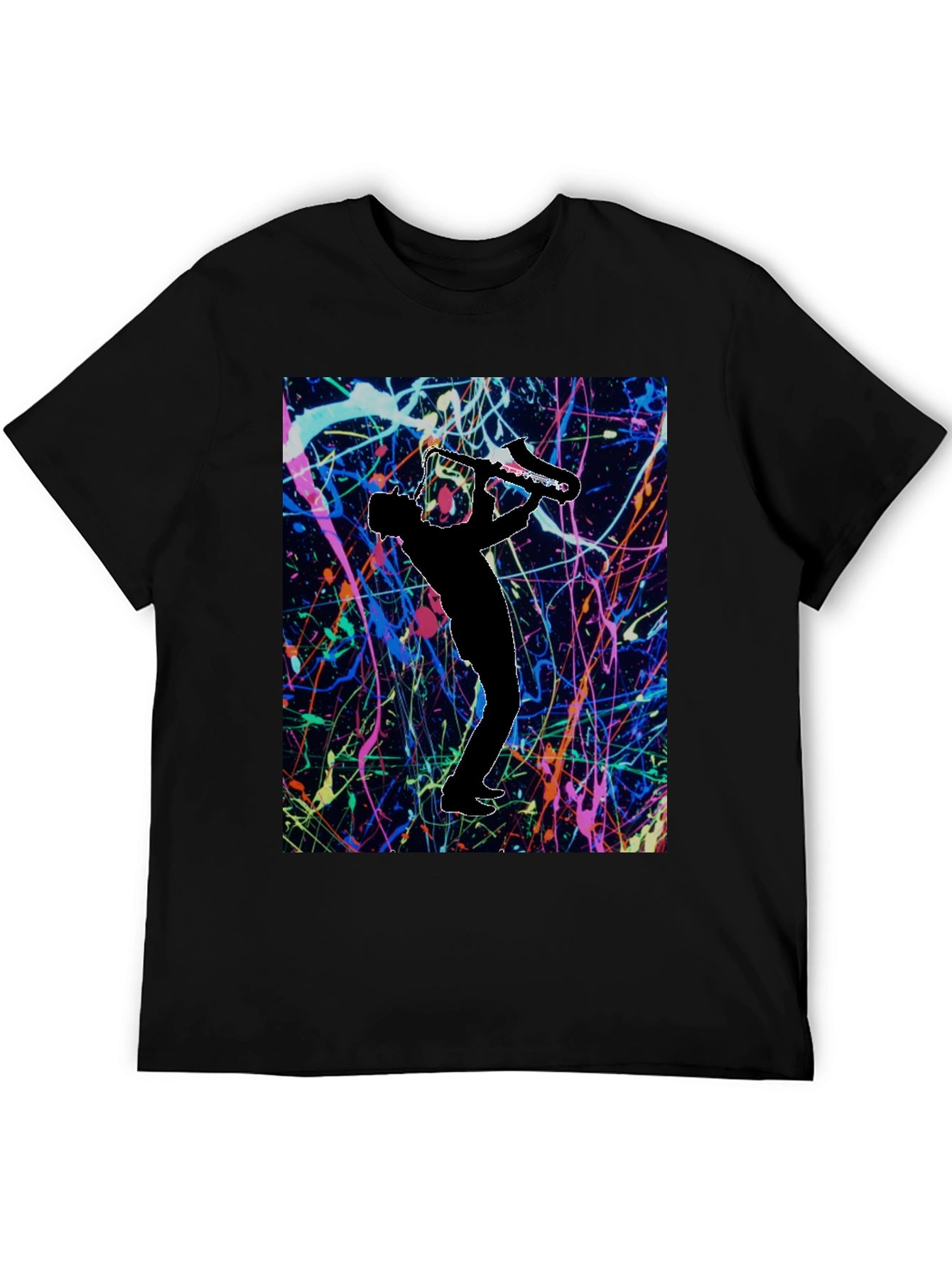 Saxophone Player Art T-Shirt