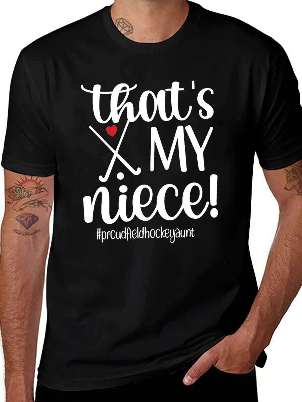 Thats My Niece Field Hockey Aunt T-Shirt