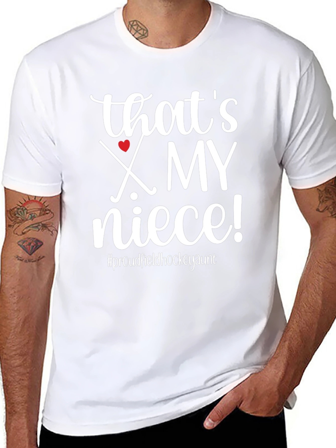Thats My Niece Field Hockey Aunt T-Shirt
