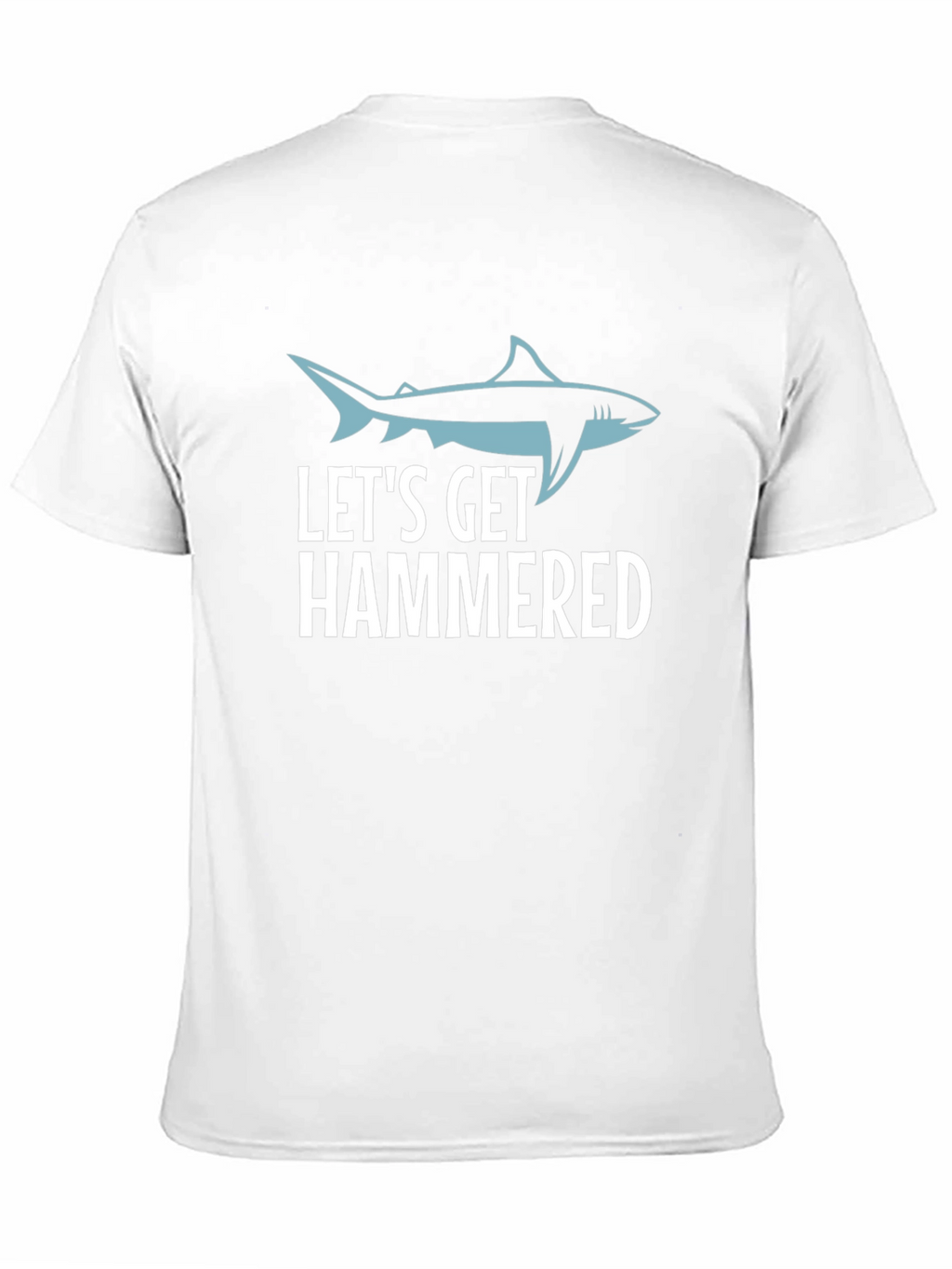 Lets Get Hammered Shark Graphic Tee - Black