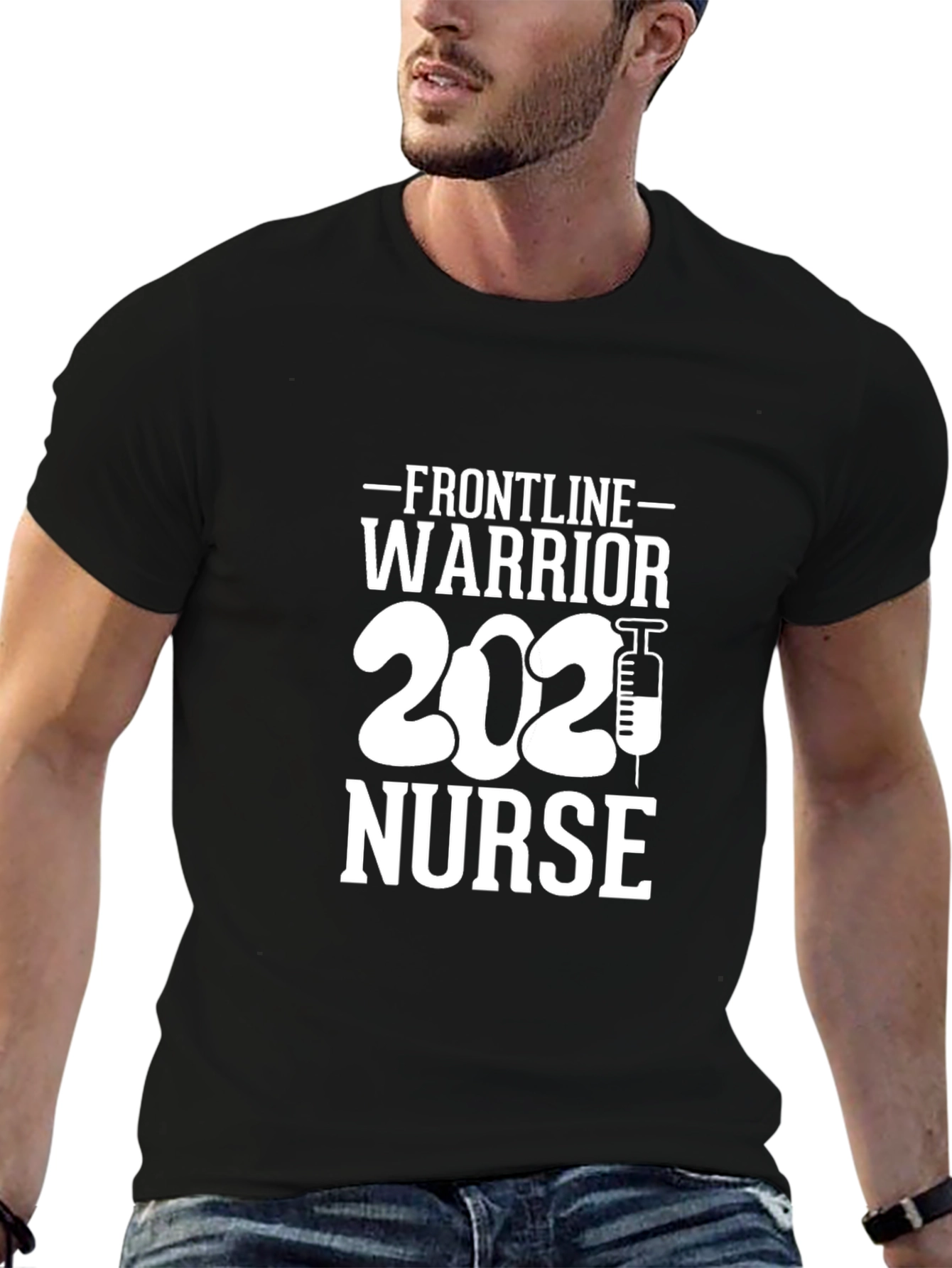 Frontline Warrior Nurse 2021 T-Shirt
