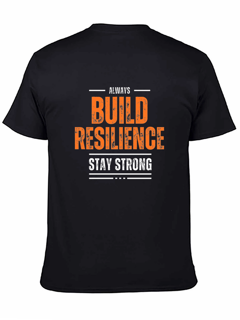 Build Resilience Black T-Shirt