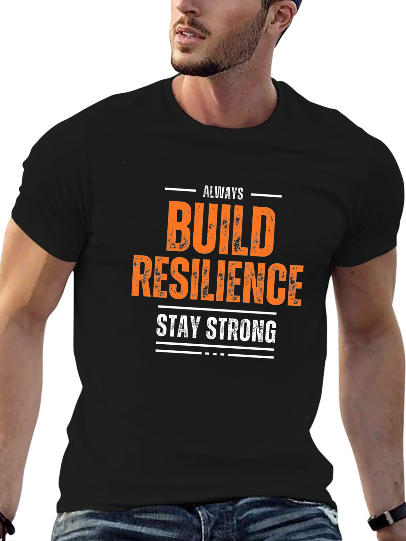 Build Resilience Black T-Shirt