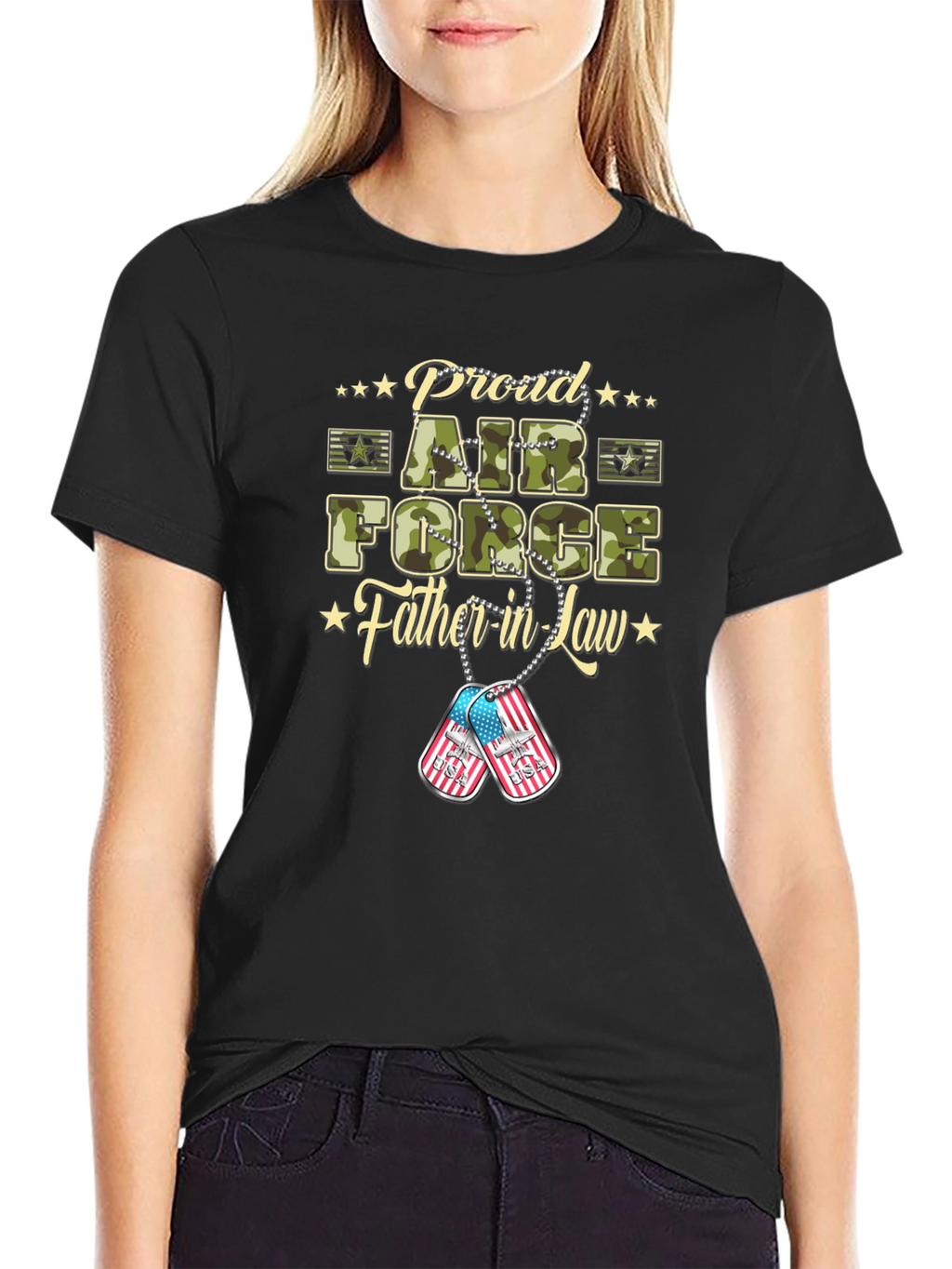 Proud Air Force Father-in-Law T-Shirt