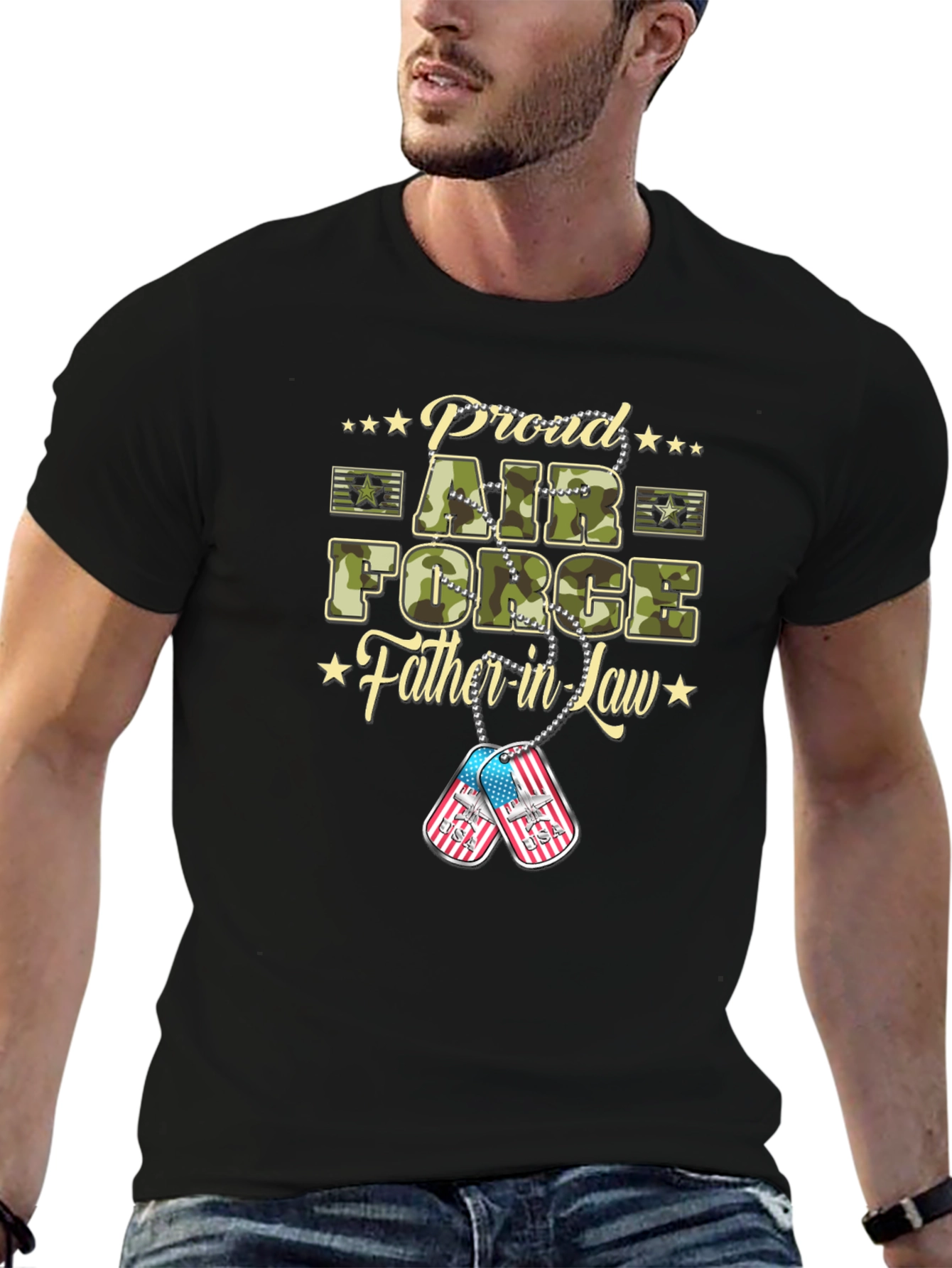 Proud Air Force Father-in-Law T-Shirt