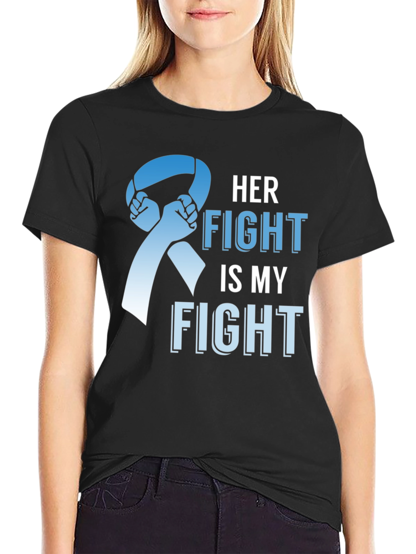 Her Fight is My Fight T-Shirt - Support Awareness