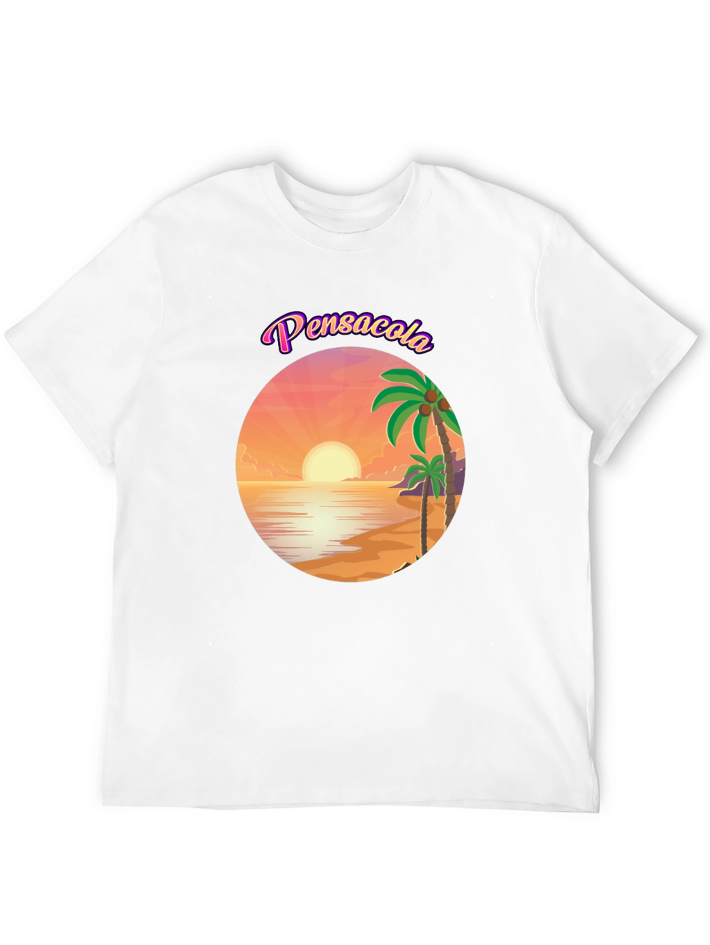 Pensacola Beach Sunset Graphic Tee