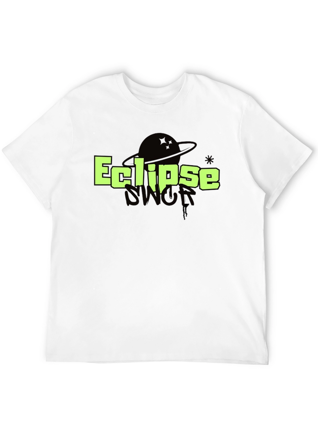 Eclipse Graphic T-Shirt - Black Cotton Tee