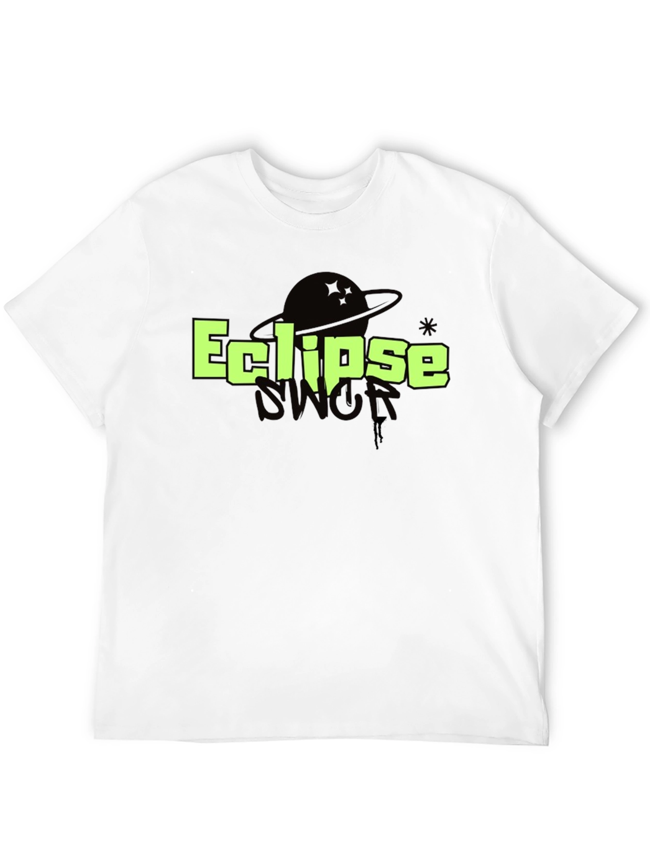 Eclipse Graphic T-Shirt - Black Cotton Tee