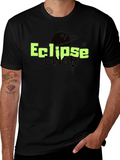 Eclipse Graphic T-Shirt - Black Cotton Tee