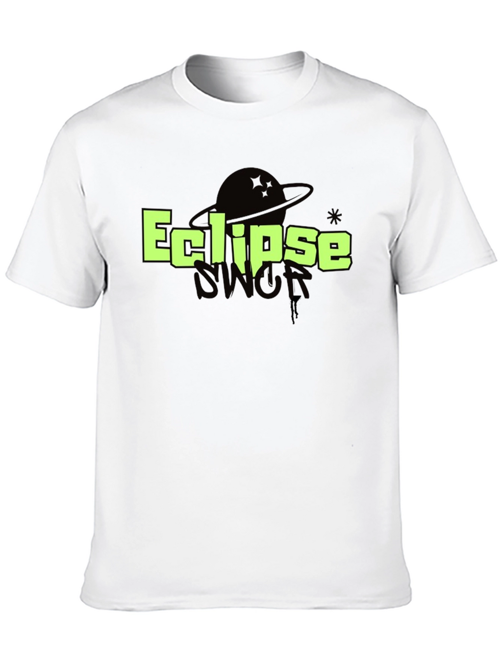 Eclipse Graphic T-Shirt - Black Cotton Tee