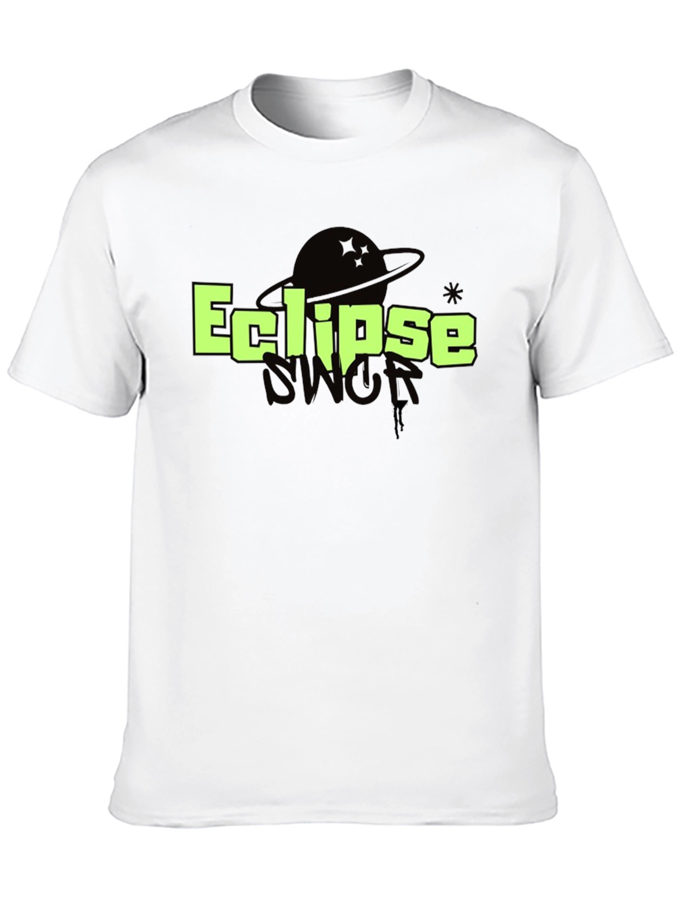 Eclipse Graphic T-Shirt - Black Cotton Tee