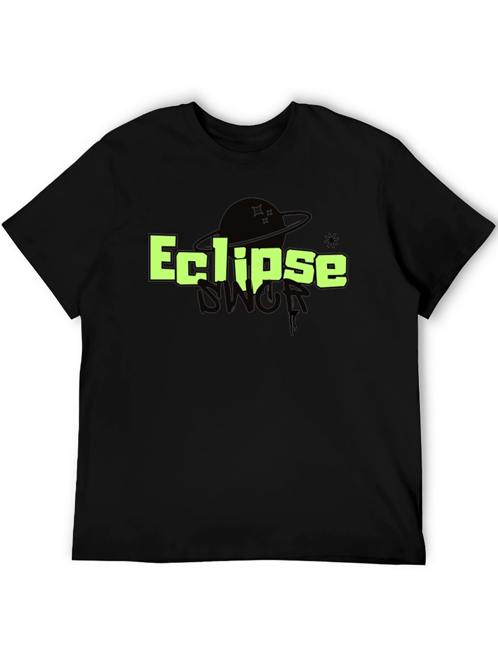 Eclipse Graphic T-Shirt - Black Cotton Tee