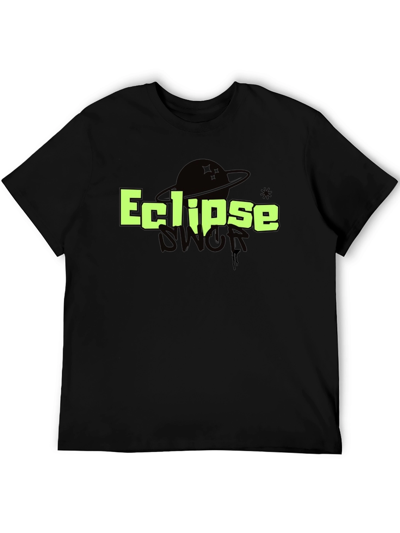 Eclipse Graphic T-Shirt - Black Cotton Tee