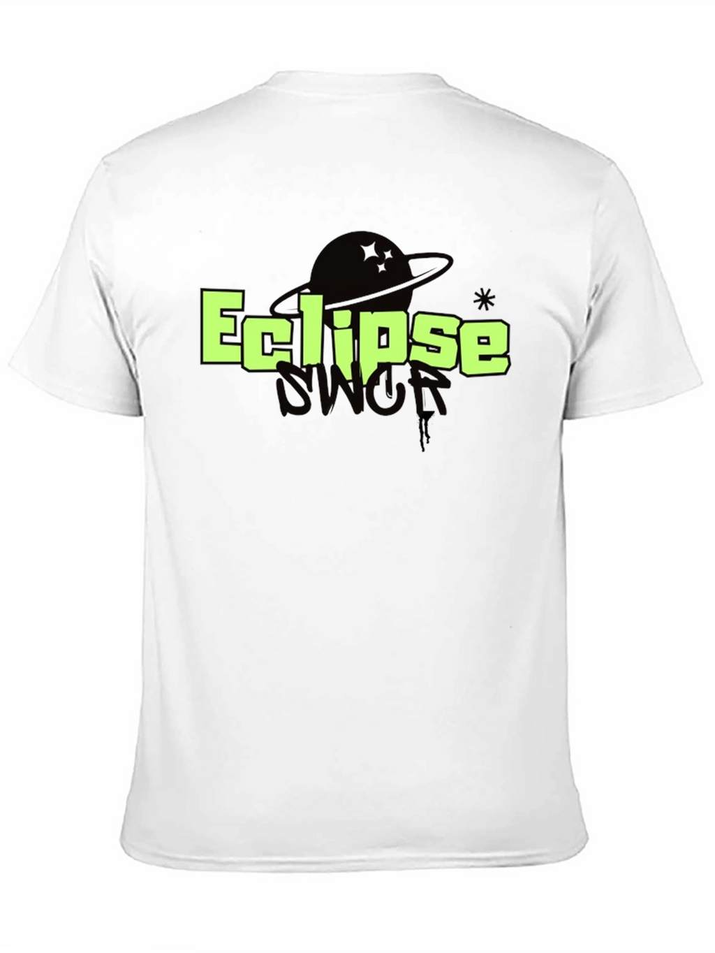 Eclipse Graphic T-Shirt - Black Cotton Tee