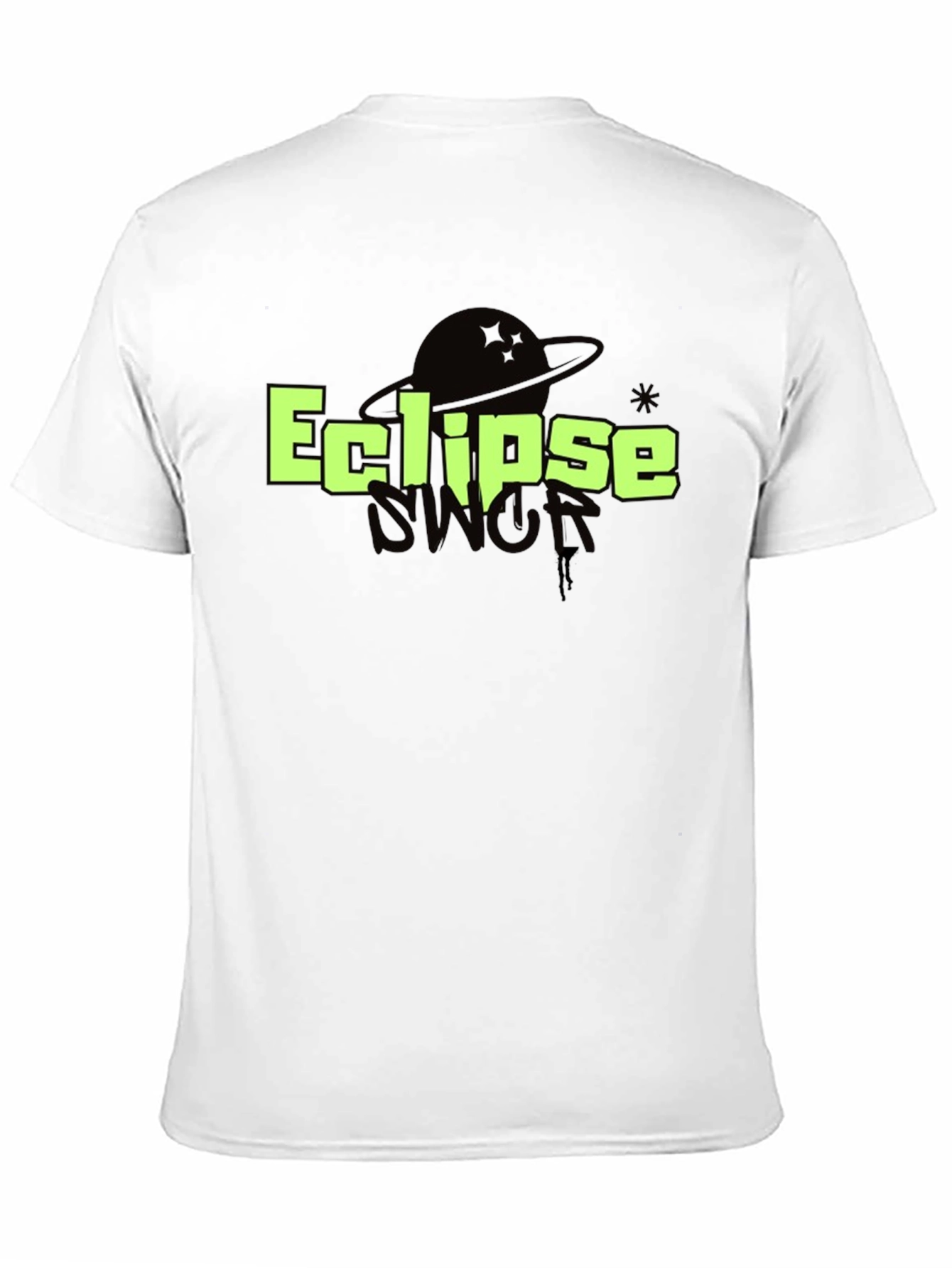 Eclipse Graphic T-Shirt - Black Cotton Tee