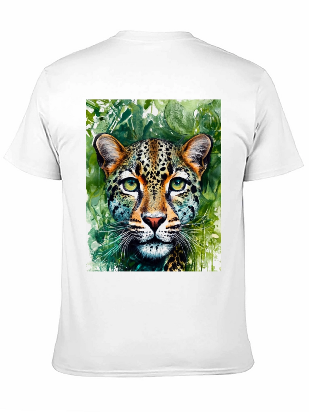 Leopard Watercolor Graphic T-Shirt