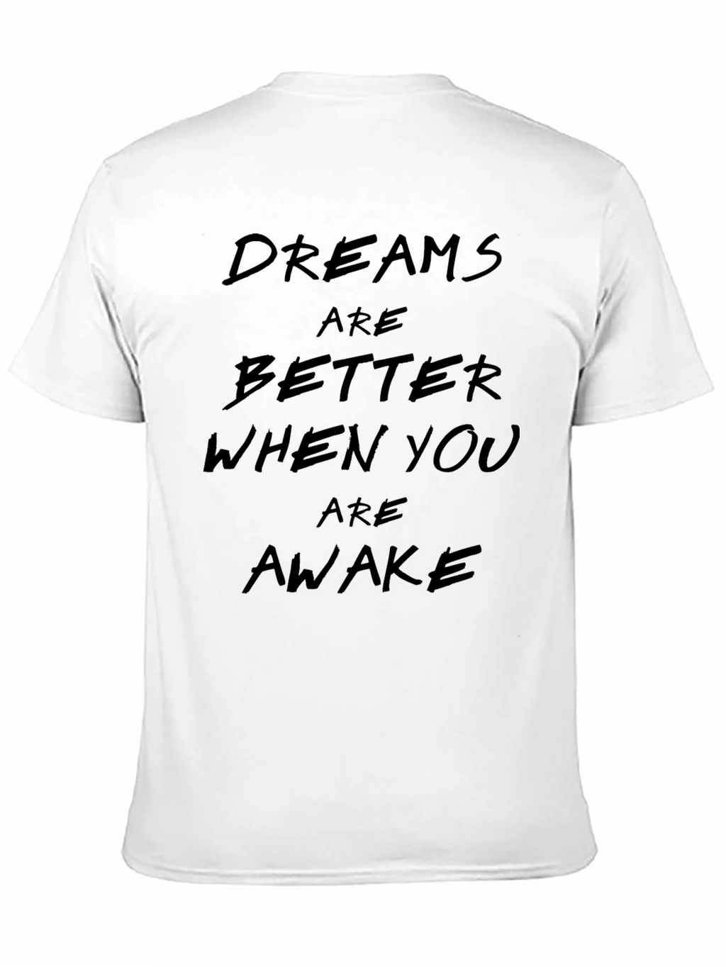 Dreams Awake Black Graphic Tee