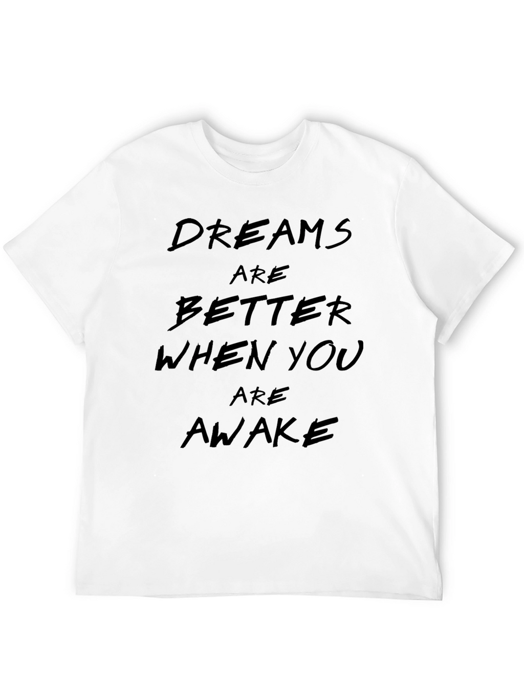 Dreams Awake Black Graphic Tee