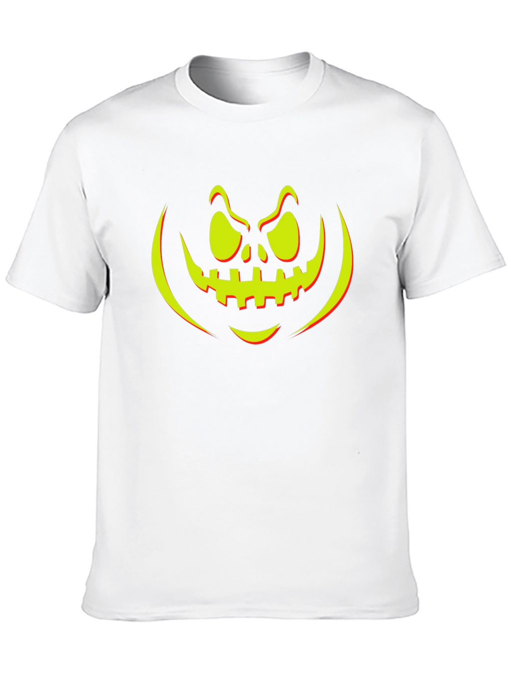 Halloween Pumpkin Face Graphic Tee