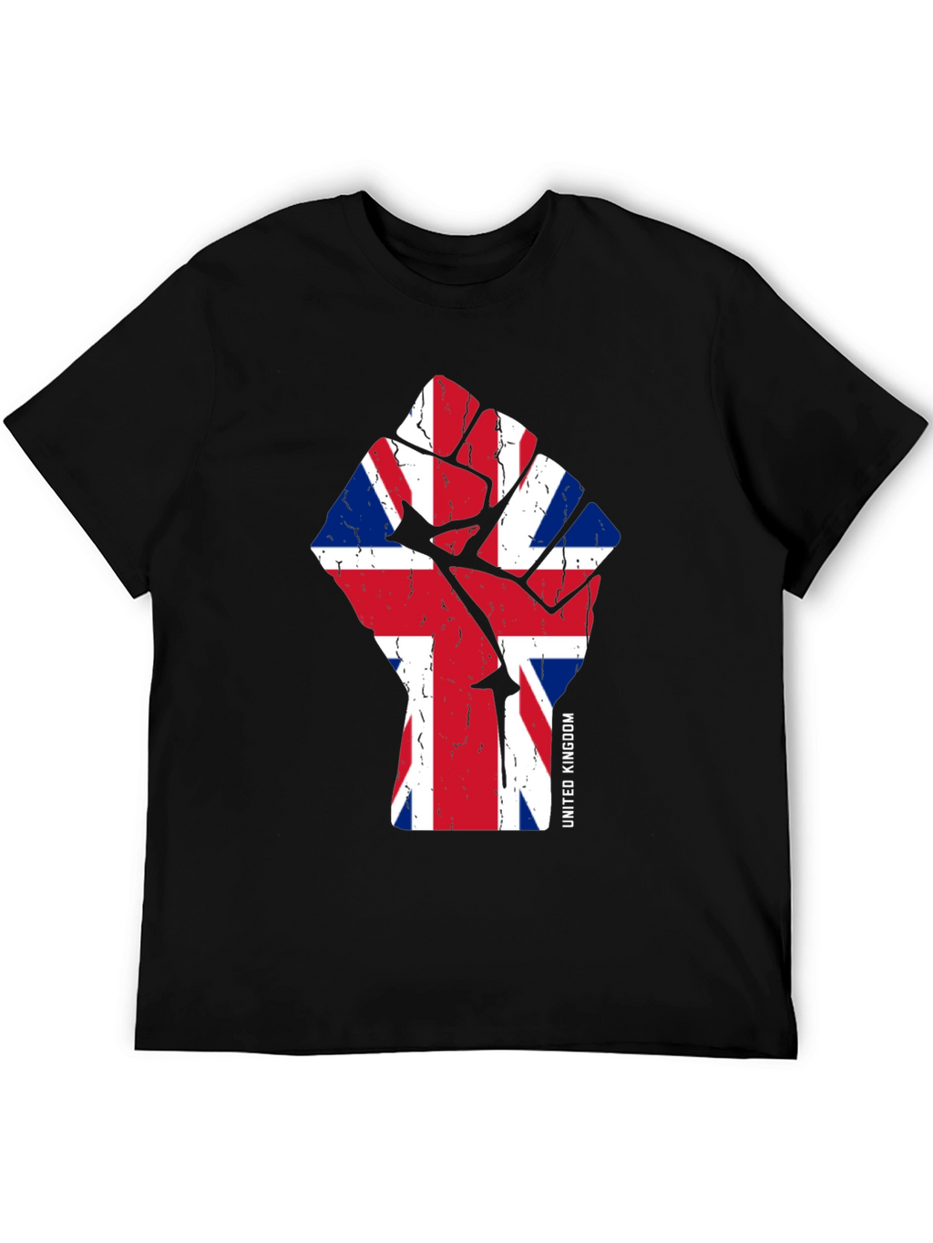 United Kingdom Flag Fist Graphic Tee