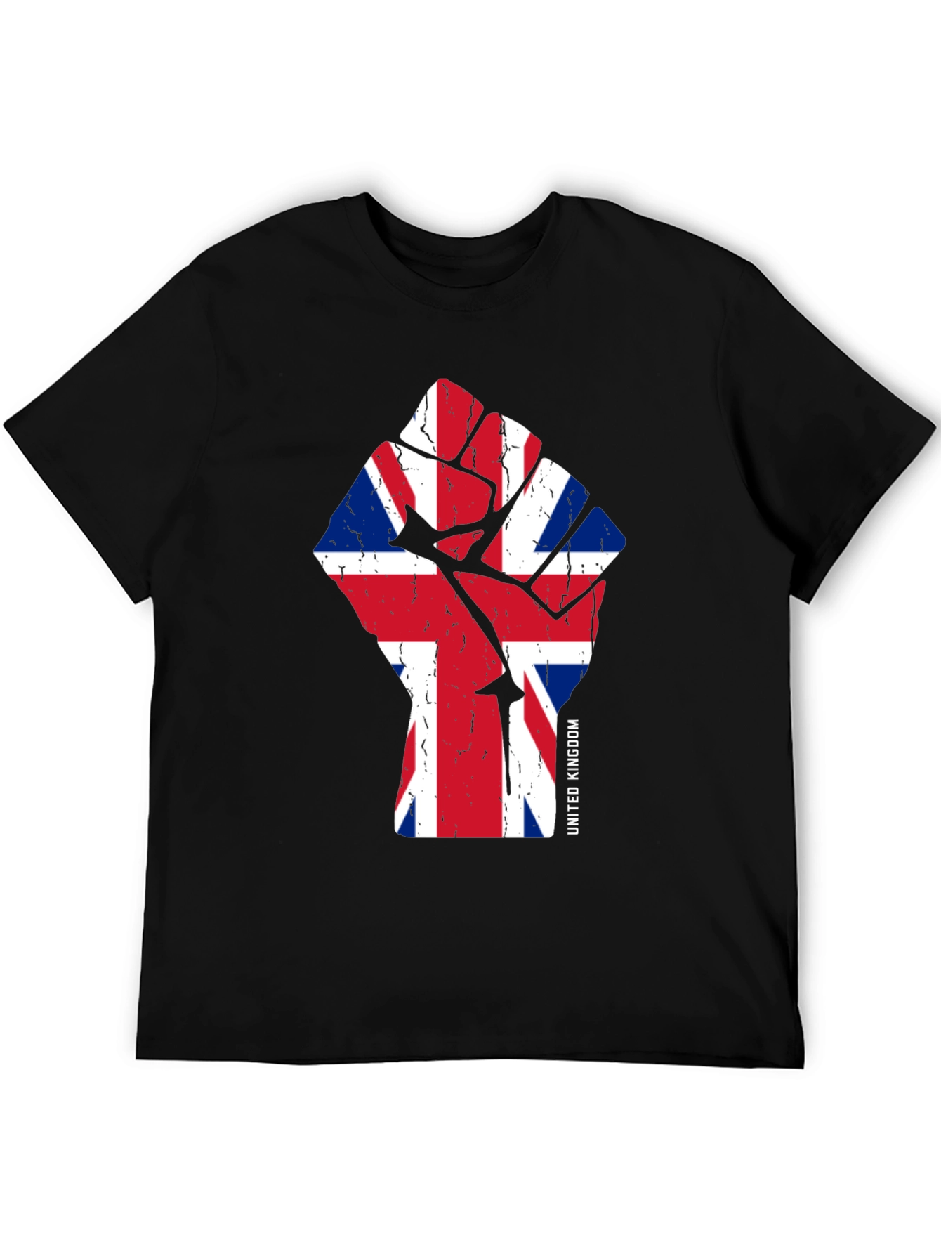 United Kingdom Flag Fist Graphic Tee