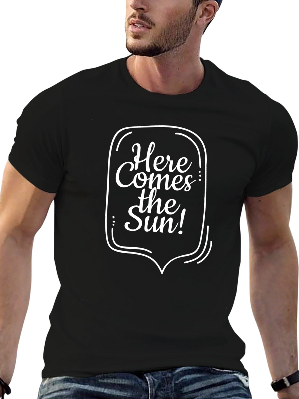 Here Comes the Sun Black T-Shirt