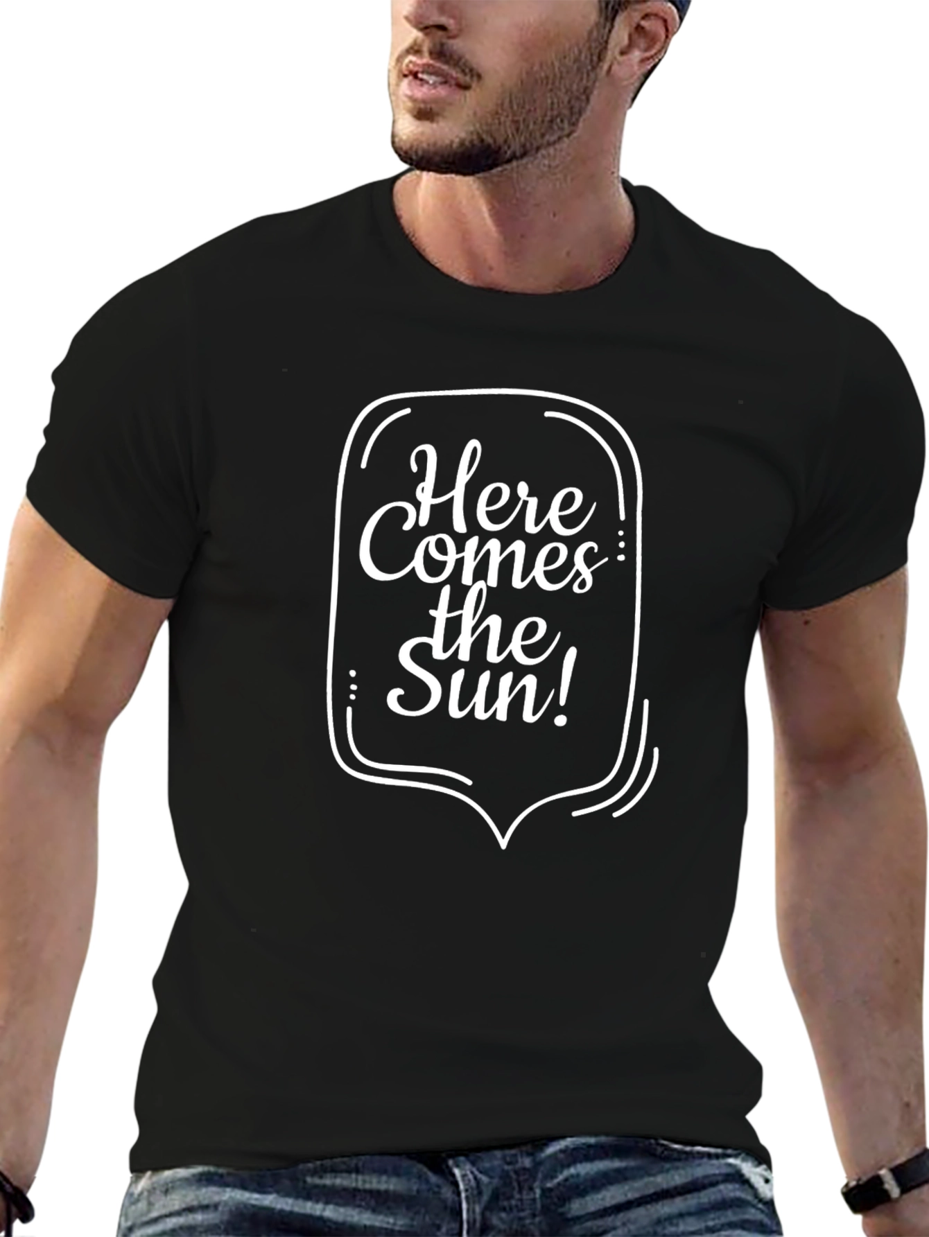Here Comes the Sun Black T-Shirt