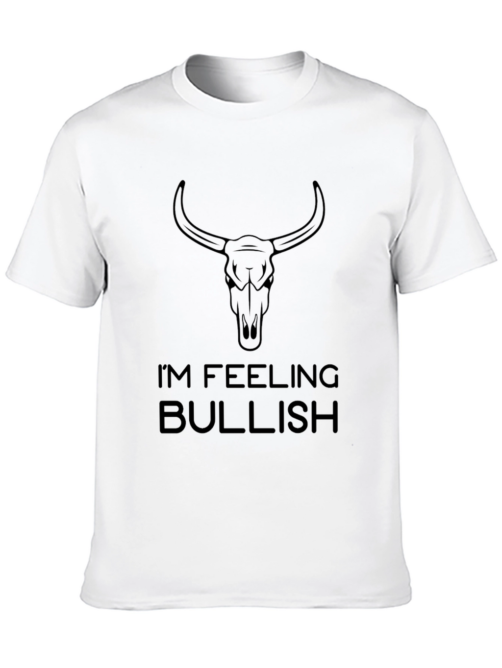 Bullish Graphic Tee - Black Cotton T-Shirt