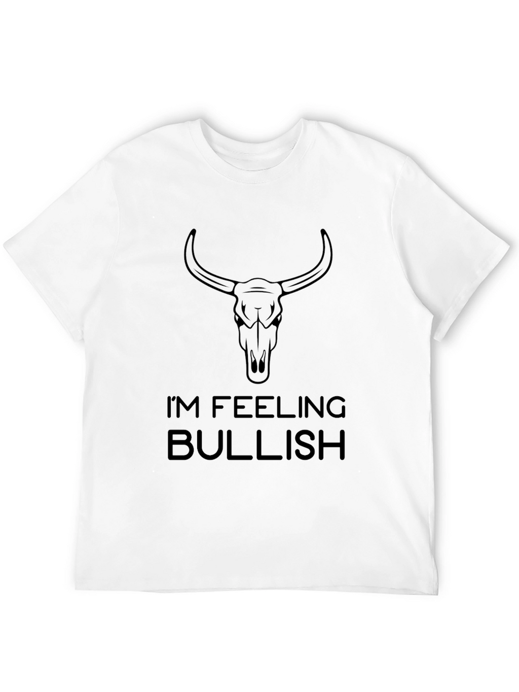 Bullish Graphic Tee - Black Cotton T-Shirt