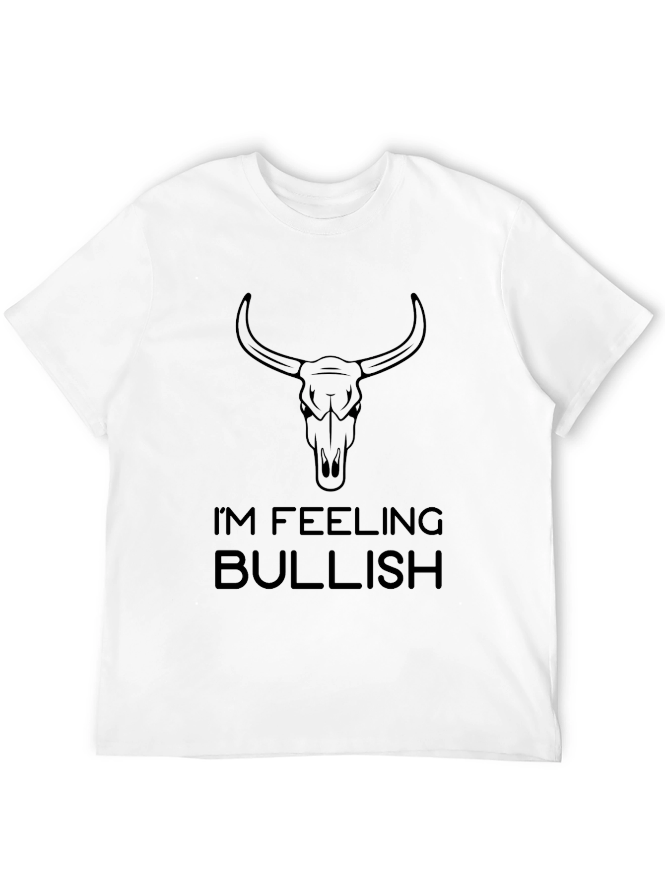 Bullish Graphic Tee - Black Cotton T-Shirt