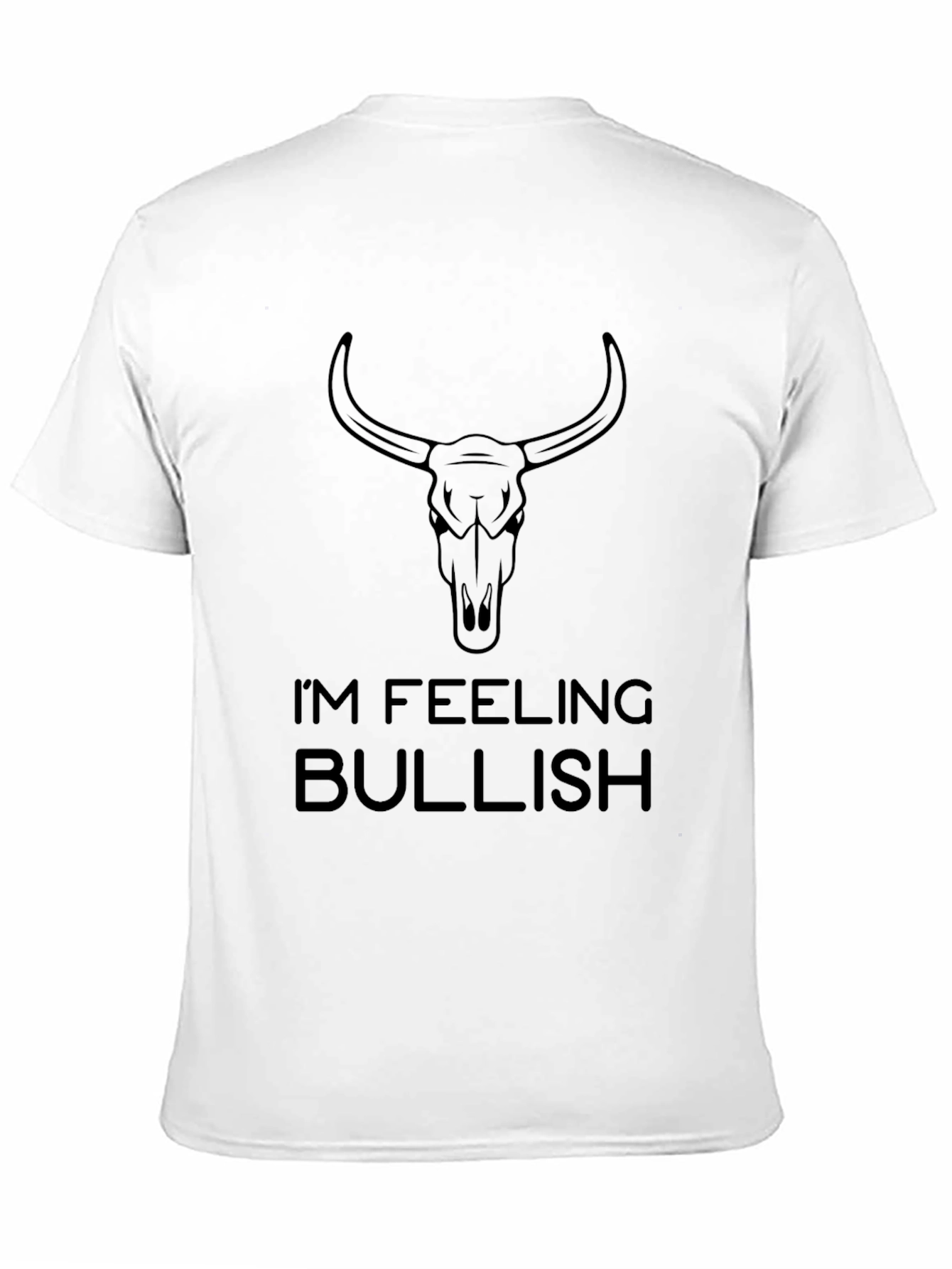 Bullish Graphic Tee - Black Cotton T-Shirt