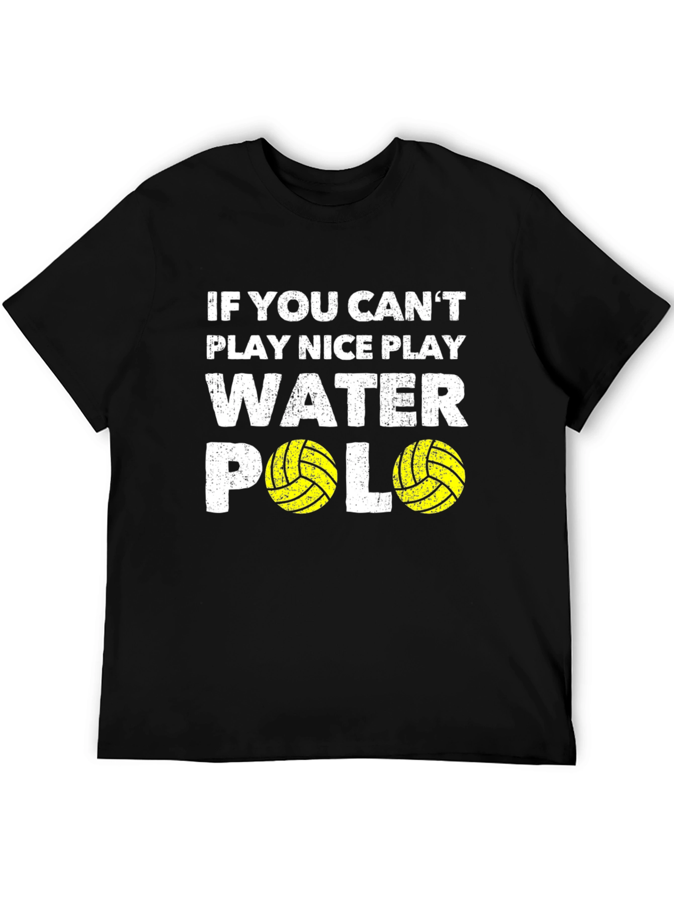 Funny Water Polo Player T-Shirt - Play Nice Tee