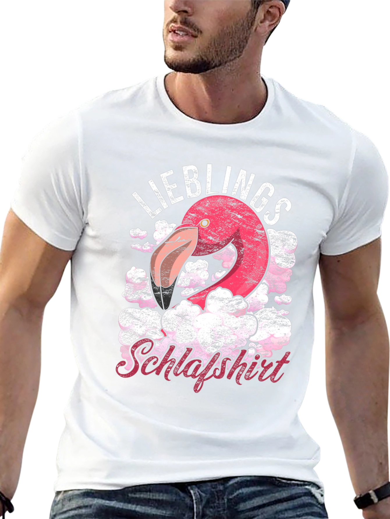 Flamingo Liebling Schlafshirt Graphic T-Shirt